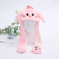 Cute Hat with Moving Ears - BunnyBounce Hat-Pink Cat-State of Style
