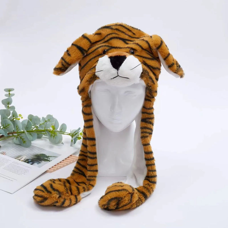 Cute Hat with Moving Ears - BunnyBounce Hat-Tiger-State of Style