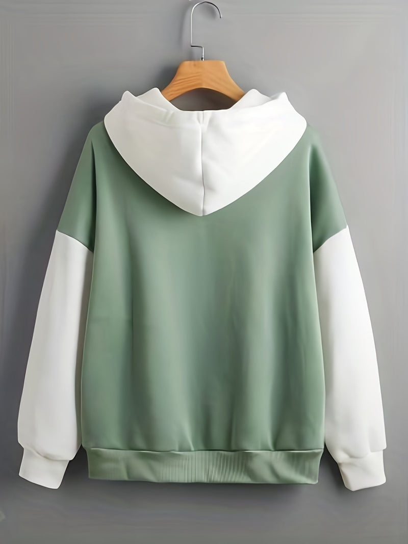 Cute Ladies Hoodie with Kangaroo Pocket - Amira-Green-XS-State of Style