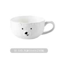 Cute Polar Bear Dinnerware Set in Ceramic - PolarJoy-Mug 240ml-State of Style