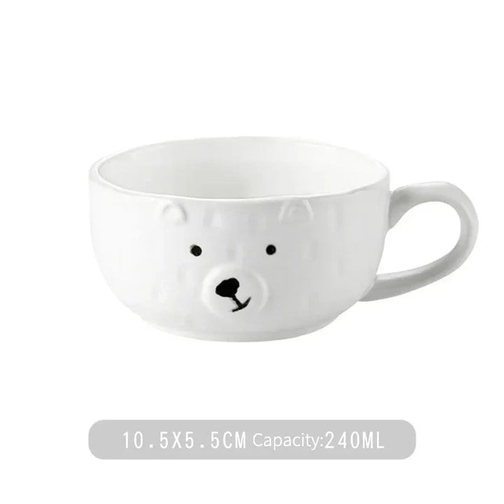 Cute Polar Bear Dinnerware Set in Ceramic - PolarJoy-Mug 240ml-State of Style
