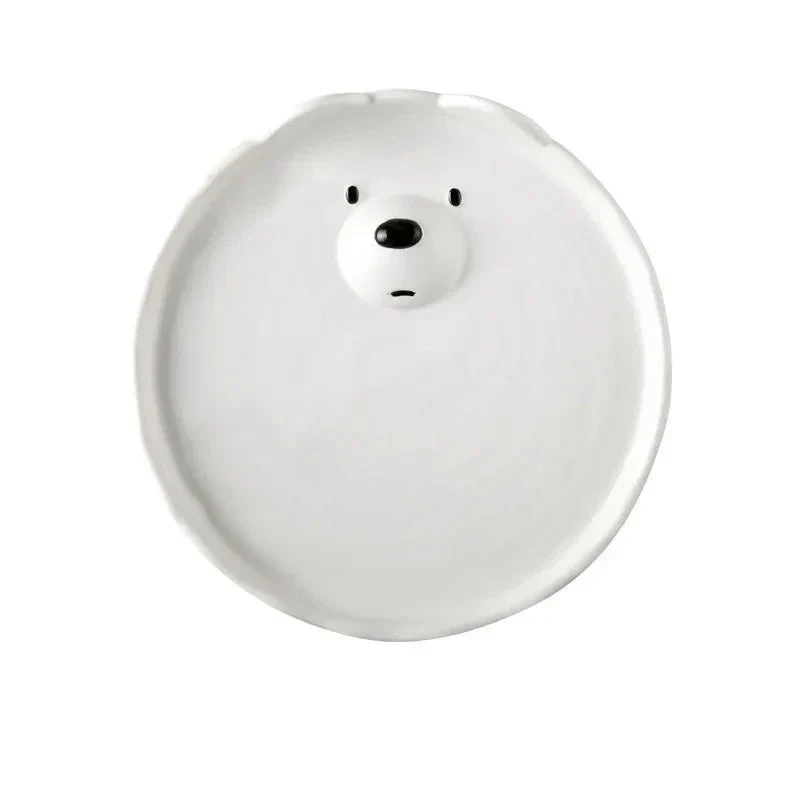 Cute Polar Bear Dinnerware Set in Ceramic - PolarJoy-Table 20.5cm-State of Style