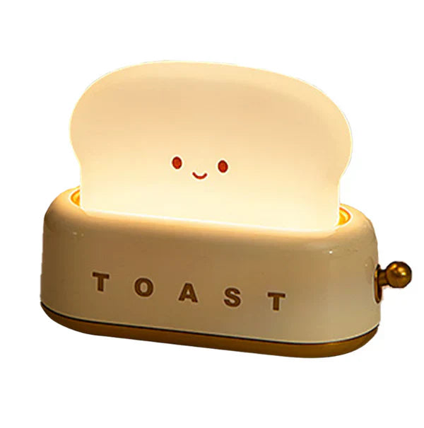 Cute Toast Night Light - ToastieGlow-Yellow-State of Style