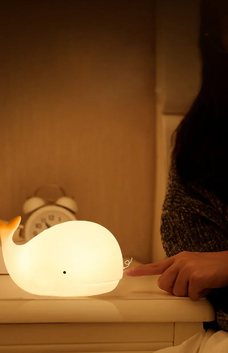 Cute Whale Night Light with Colour Changing - GlowWhale-State of Style