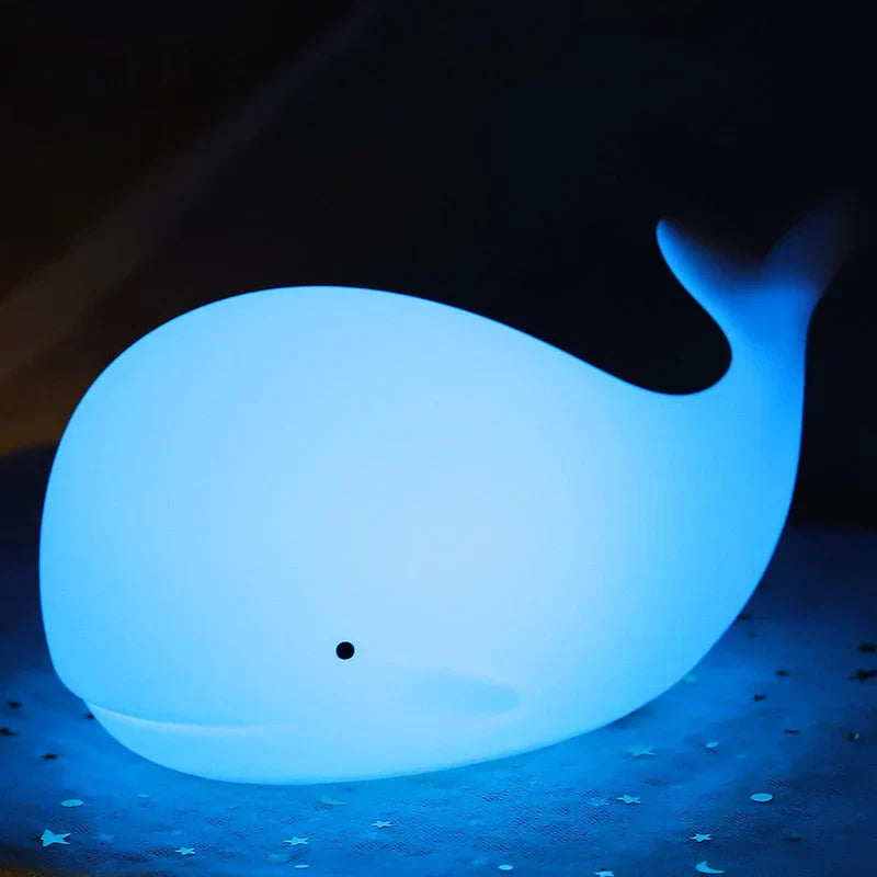 Cute Whale Night Light with Colour Changing - GlowWhale-State of Style