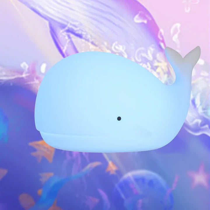 Cute Whale Night Light with Colour Changing - GlowWhale-State of Style