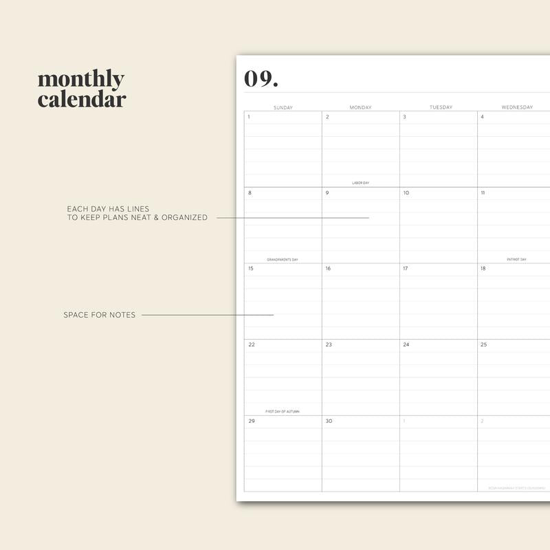 Daily Planner 24-25 – PlanEase-State of Style