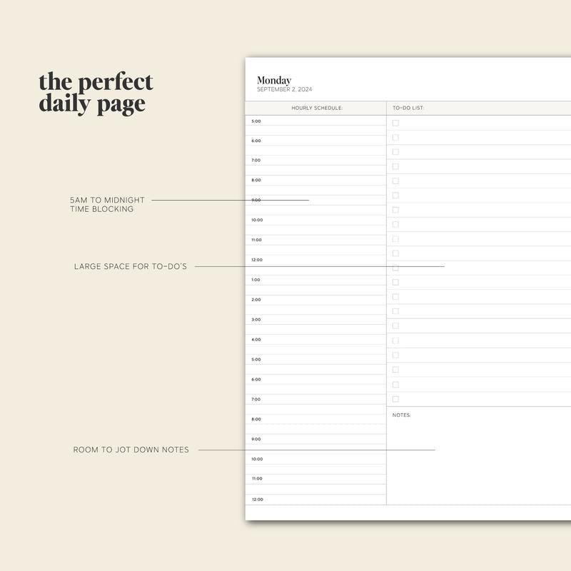 Daily Planner 24-25 – PlanEase-State of Style