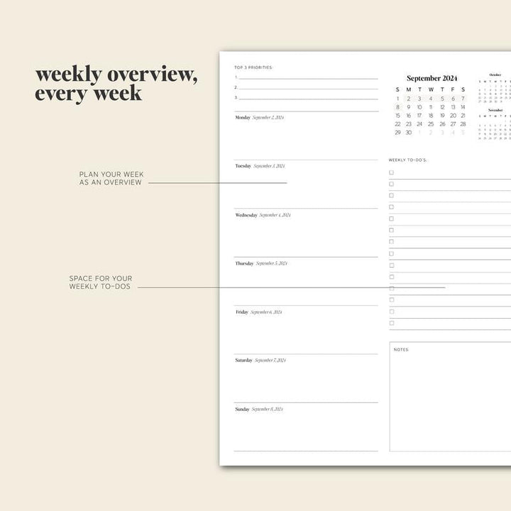 Daily Planner 24-25 – PlanEase-State of Style