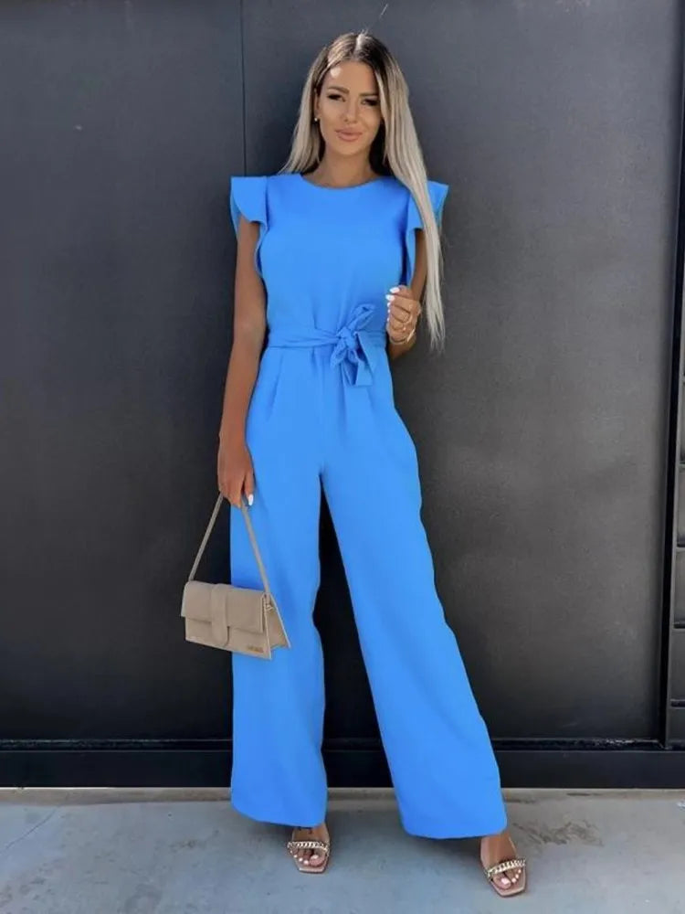 Daisy's Chic Women's Jumpsuit | Comfortable & Stylish-Blue-S-State of Style