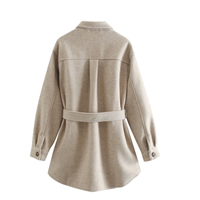 Dalia Women's Mid-Length Wool Coat | Stylish and Elegant Overcoat-S-State of Style