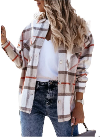 Dante Jacket | Trendy and Comfortable Women's Fashion-Khaki-S-State of Style