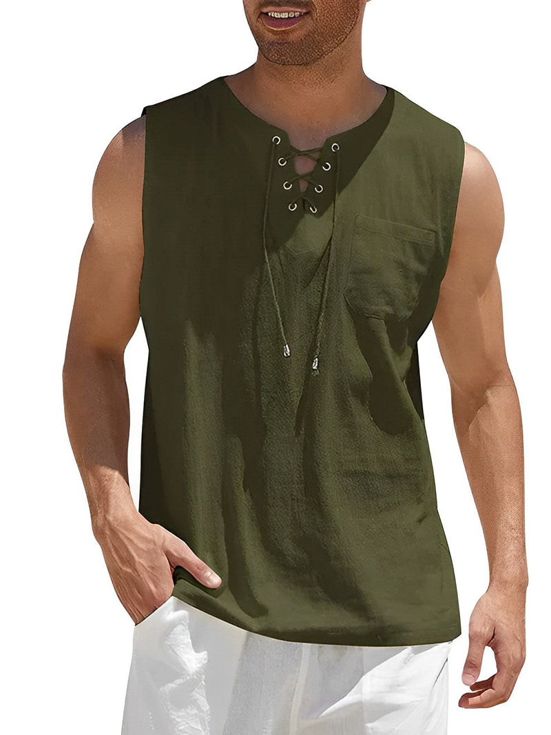 Dave Tank Top – Men’s Edition-Army Green-M-State of Style