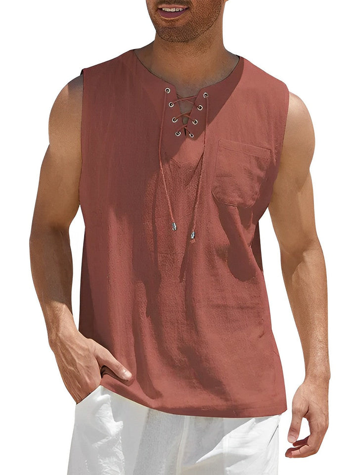 Dave Tank Top – Men’s Edition-Brick Red-M-State of Style