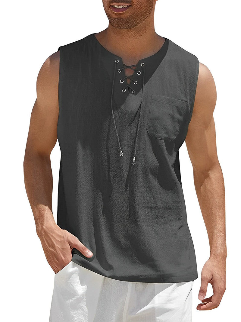 Dave Tank Top – Men’s Edition-Charcoal Grey-M-State of Style