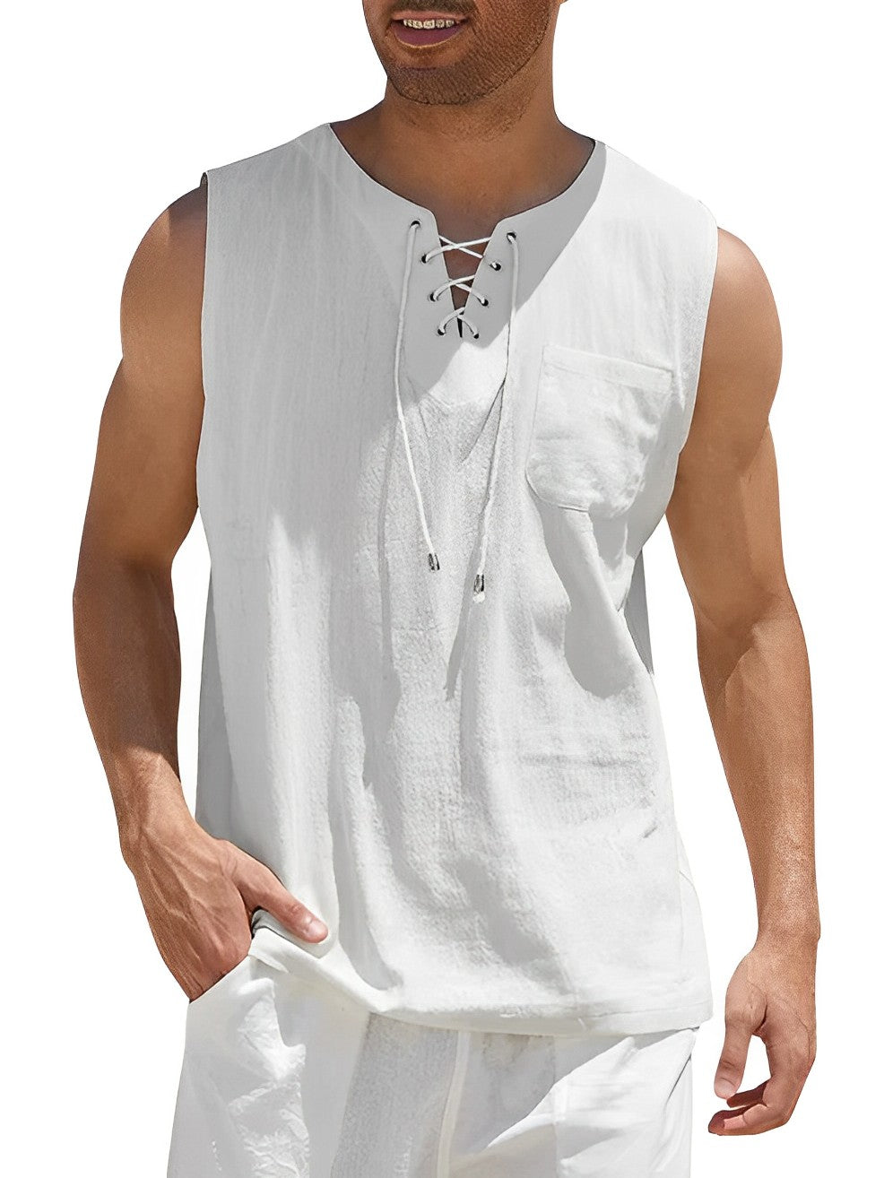 Dave Tank Top – Men’s Edition-White-M-State of Style