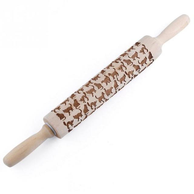 Decorative Rolling Pin - CookieCrafter-Cats-State of Style