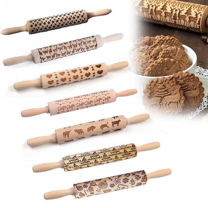 Decorative Rolling Pin - CookieCrafter-Christmas-State of Style