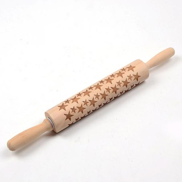 Decorative Rolling Pin - CookieCrafter-Stars-State of Style