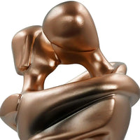 Decorative Sculpture of Embracing Figures - Seraphina-Bronze-State of Style
