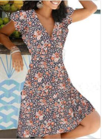 Dee's Summer Dress-Orange-S-State of Style