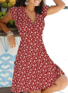 Dee's Summer Dress-Red-S-State of Style