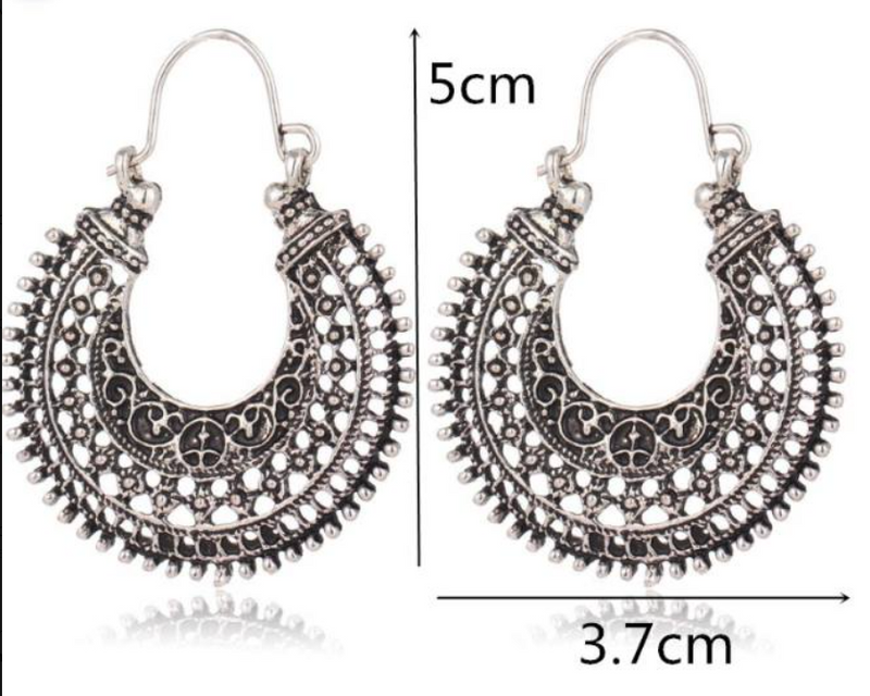 Delicate Tibetan Earrings | 925 Silver Jewellery-State of Style