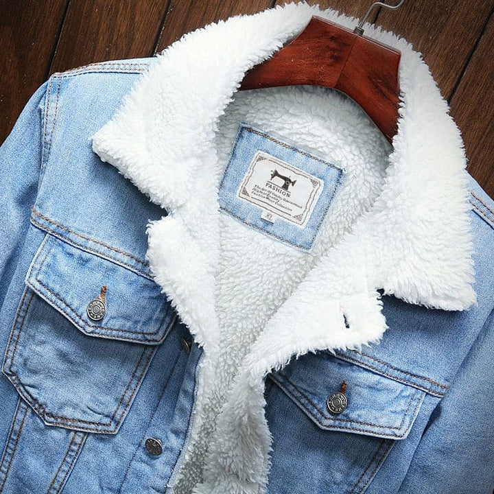 Denim Winter Jacket - Alex-Light Blue-XS-State of Style