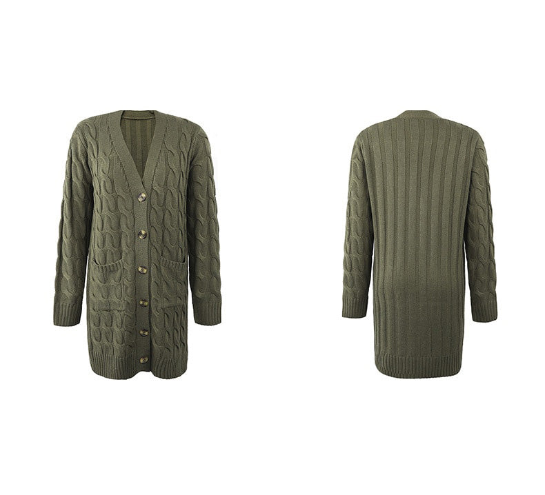 Ladies' knitted cardigan with pockets – Noelle