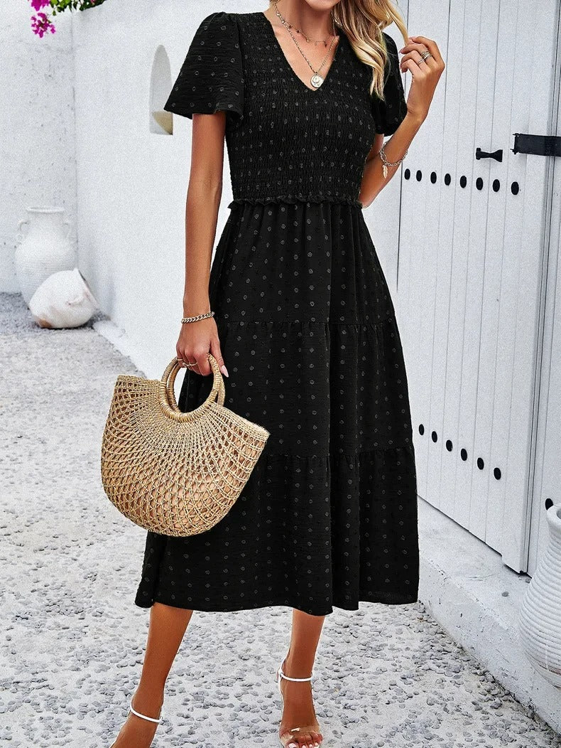 Women's autumn dress with a loose fit – Nadezhda