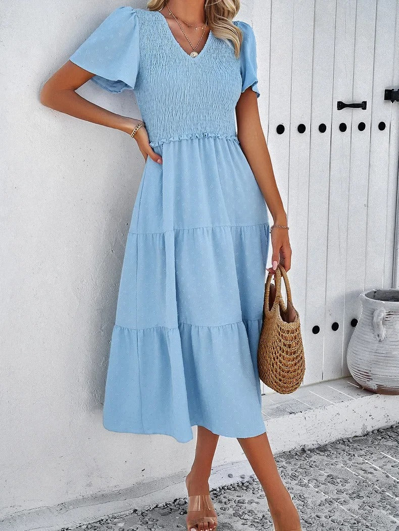 Women's autumn dress with a loose fit – Nadezhda