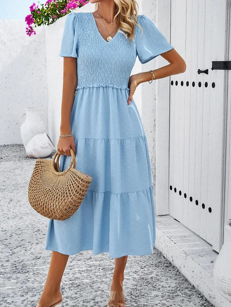Women's autumn dress with a loose fit – Nadezhda