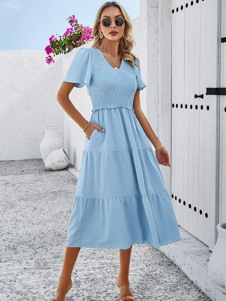 Women's autumn dress with a loose fit – Nadezhda