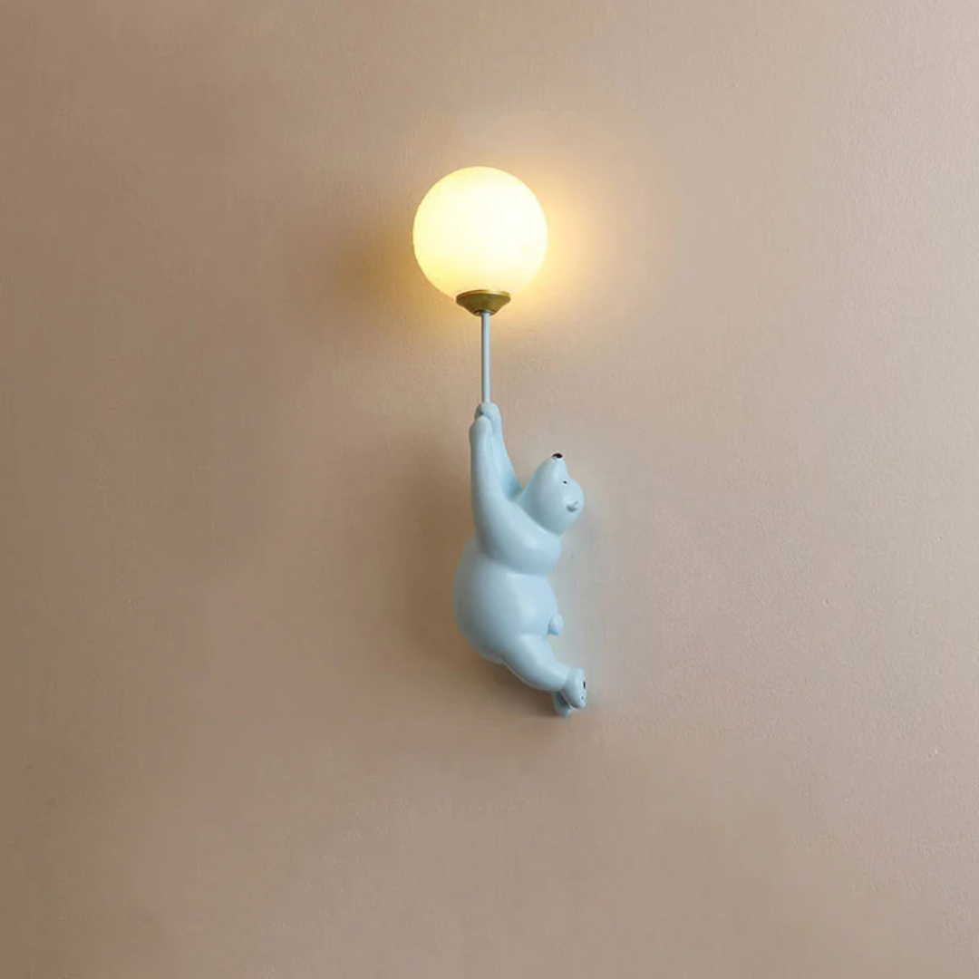 Design Beer LED Wall Lamp - TeddyGlow-Blue-B-State of Style