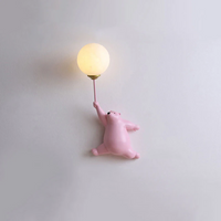 Design Beer LED Wall Lamp - TeddyGlow-Pink-A-State of Style
