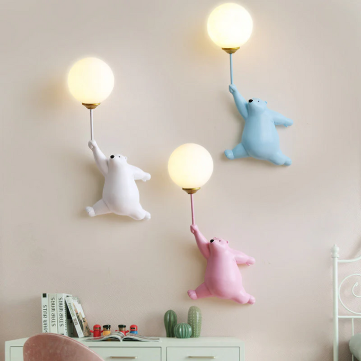 Design Beer LED Wall Lamp - TeddyGlow-White-A-State of Style