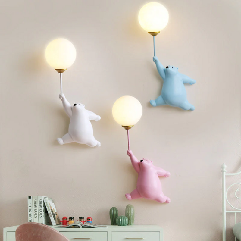 Design Beer LED Wall Lamp - TeddyGlow-White-A-State of Style