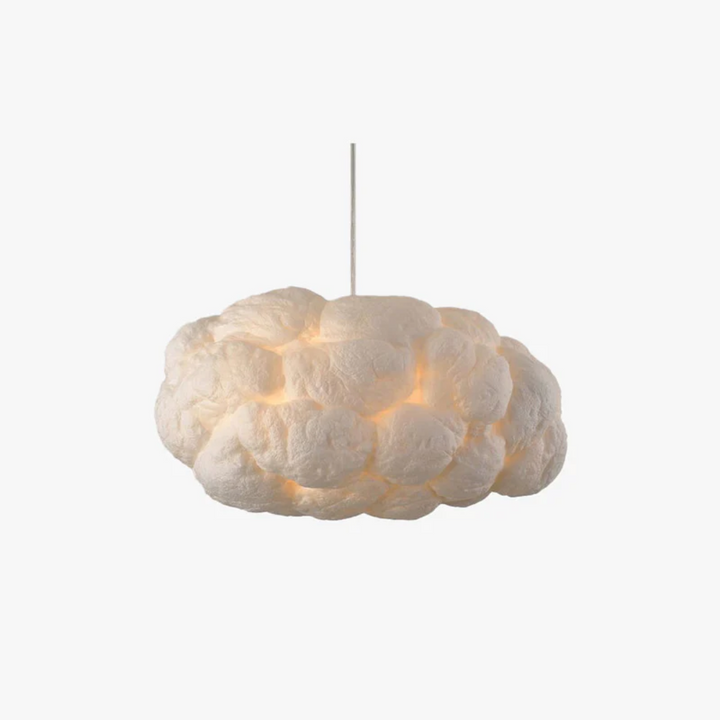 Design Cloud LED Pendant Light White PVC/Cotton - Nimbus-35 cm-State of Style