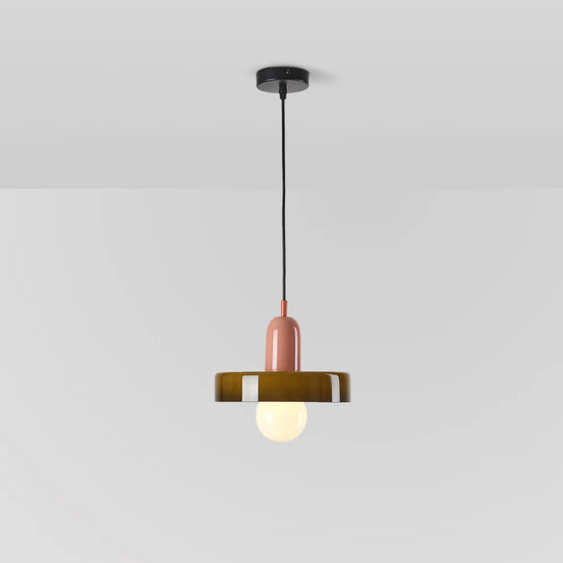Design LED Pendant Lamp - GloboLuxe-Cream-Orange-25 cm-State of Style
