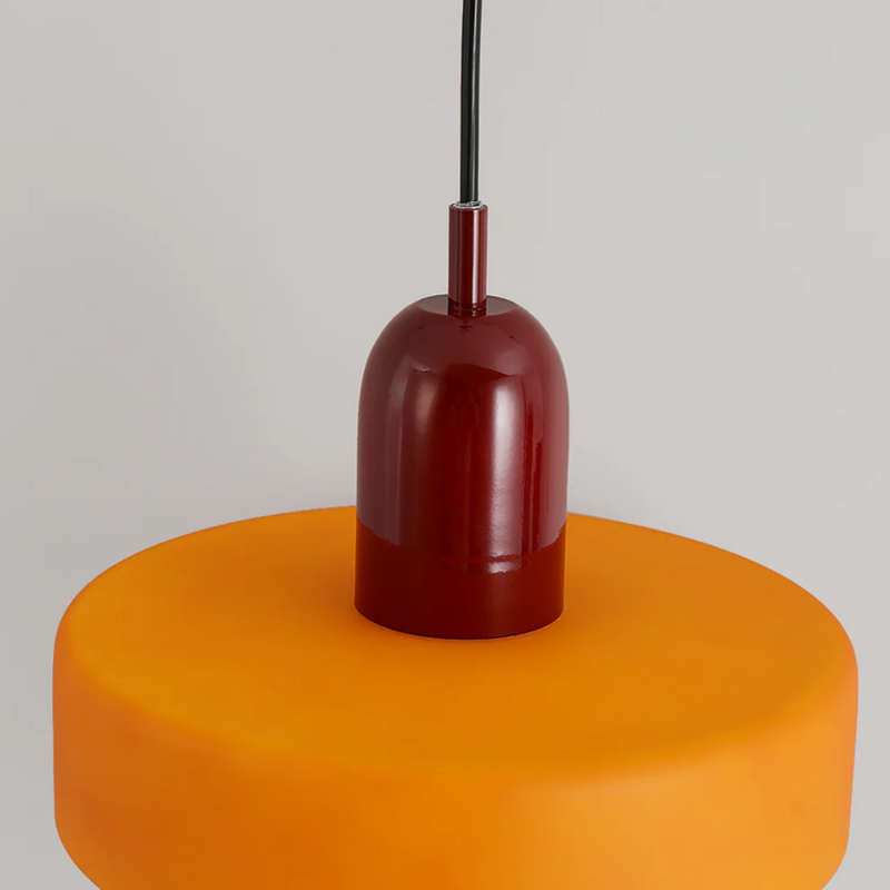Design LED Pendant Lamp - GloboLuxe-Cream-Orange-25 cm-State of Style