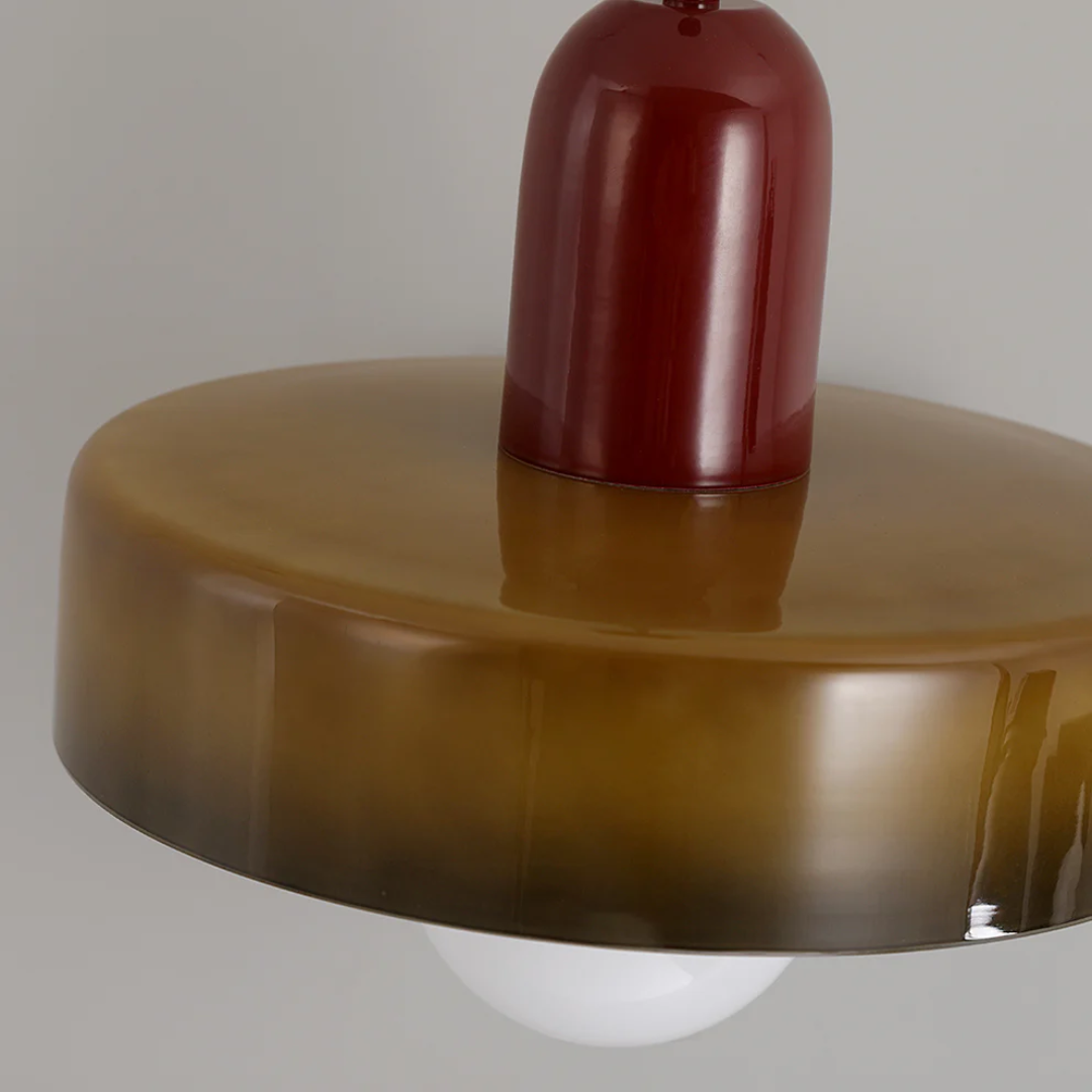 Design LED Pendant Lamp - GloboLuxe-Cream-Orange-25 cm-State of Style