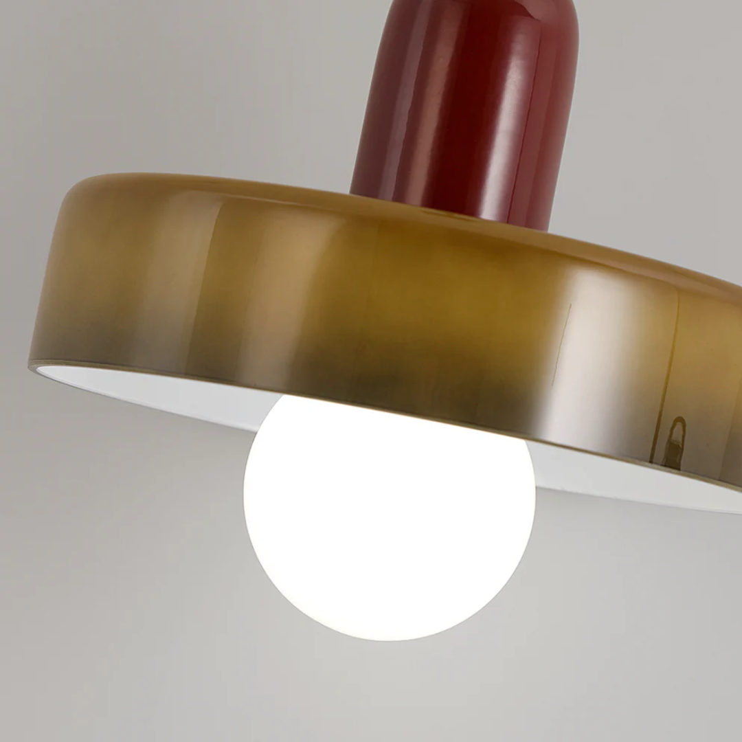 Design LED Pendant Lamp - GloboLuxe-Cream-Orange-25 cm-State of Style