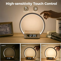 Design Night Light with Charger and Gentle Wake Function - LumoRise-State of Style