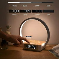 Design Night Light with Charger and Gentle Wake Function - LumoRise-State of Style
