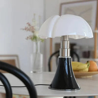 Designer Flower Table Lamp - FloraLuxe-Black-State of Style