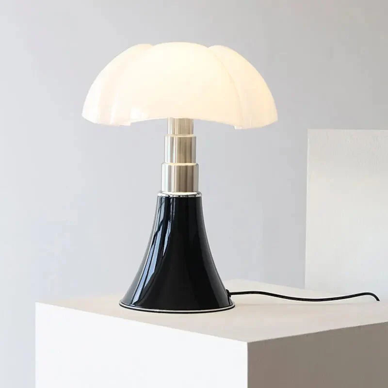 Designer Flower Table Lamp - FloraLuxe-Black-State of Style