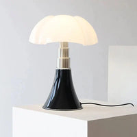 Designer Flower Table Lamp - FloraLuxe-Black-State of Style