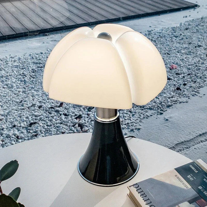 Designer Flower Table Lamp - FloraLuxe-Black-State of Style