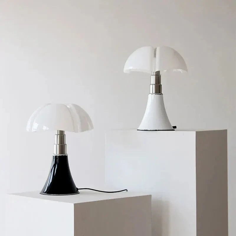 Designer Flower Table Lamp - FloraLuxe-Black-State of Style