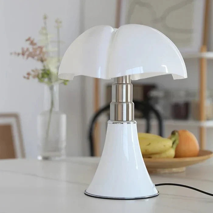 Designer Flower Table Lamp - FloraLuxe-White-State of Style